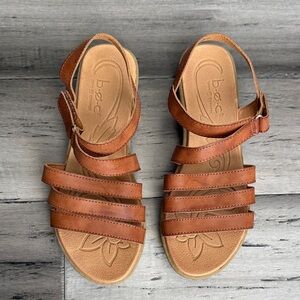 b.o.c. Tan Strappy Sandals
